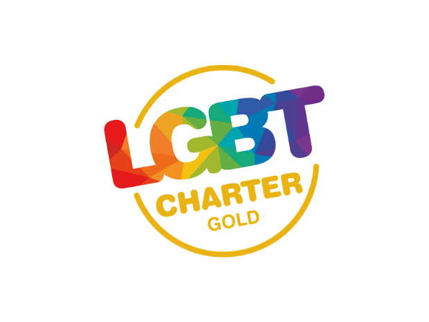 LGBT Charter - Gold Logo