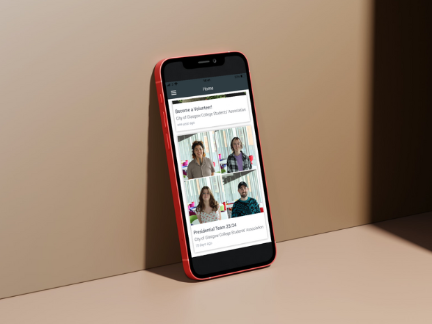 Image showing a mobile phone with the CitySA app open.